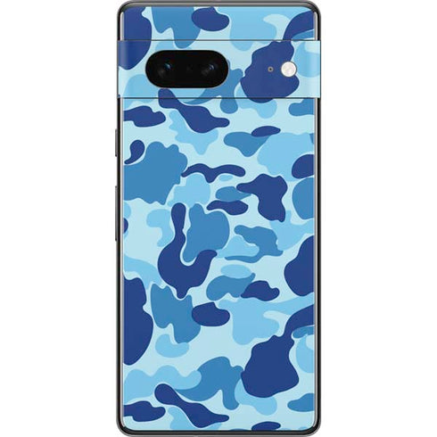 Light Blue Street Camo Pixel Skins